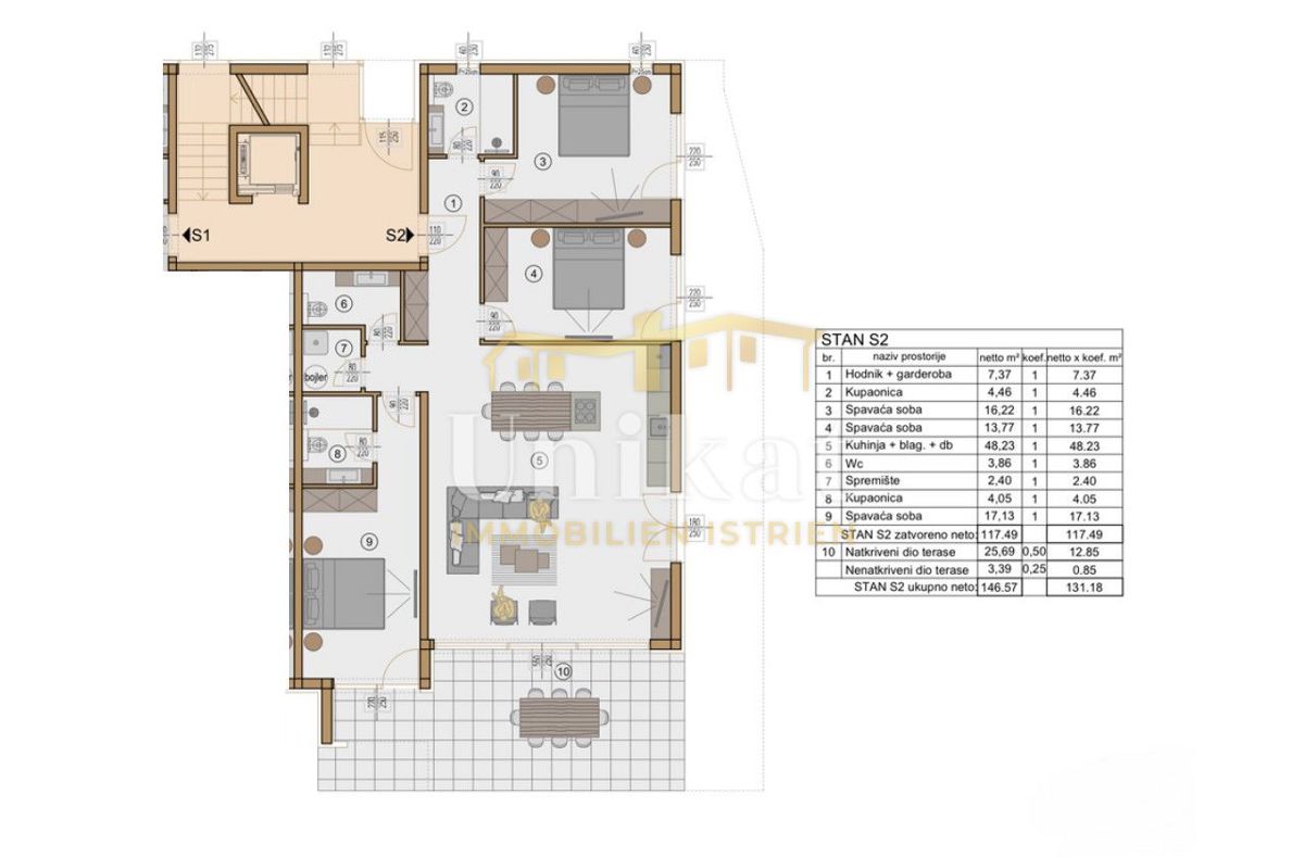 Appartamento nel centro di Rovinj con piscina privata